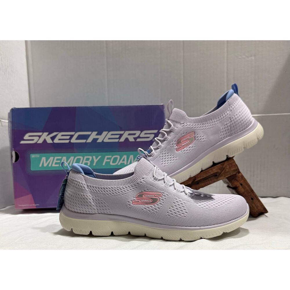 Skechers Summits Top Player Sneakers Women's size 11 lavender multicolor NWT